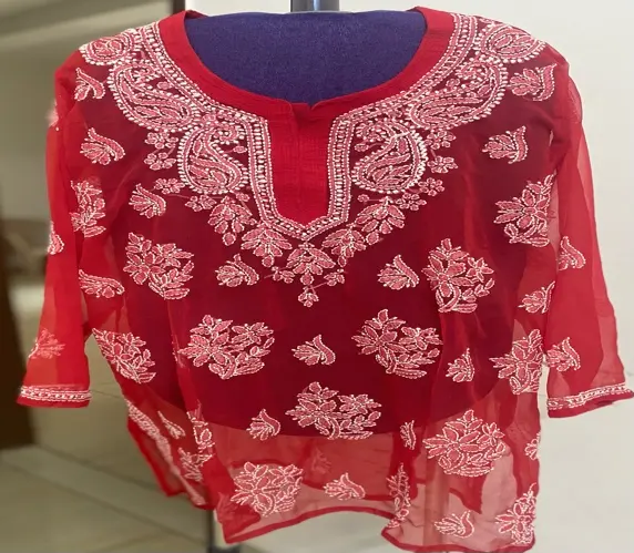 Georgette-Top-Light
