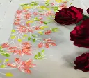 Georgette-Kurti-Coloured emb