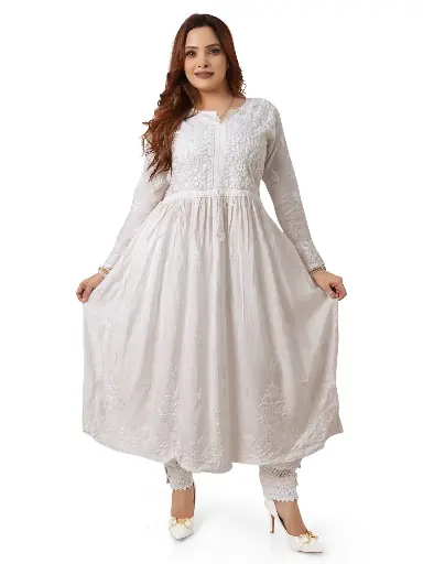 [FullSetWhiteFrock] Frock