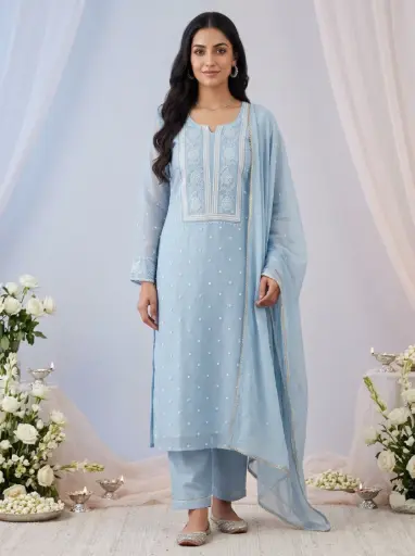 [Exclusive-L3-C4-S40-F0-V2-L-BL-USA] Gulab Blue